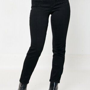 Judy Blue -  Blk jeans with rhinestones